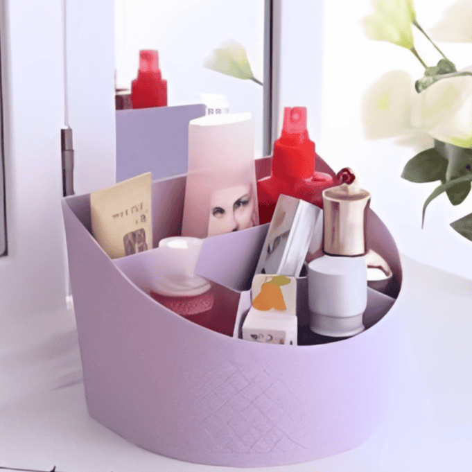 5 Compartment Desktop Storage Organizer, Multipurpose Table Organizer, Plastic Storage Box, Kitchen Bathroom Storage Box, Multifunctional Storage Organizer Case 5 Compartment Desktop Storage Organizer, Multipurpose Table Organizer, Plastic Storage Box, Kitchen Bathroom Storage Box, Multifunctional Storage Organizer Case
